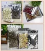 100st Clear Aluminium Foil Bag Silvery Metallic Plastic Packaging Baggies Pouch for Food Tea Candy Cookie Baking Tobacco Herb