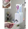 1 set Tooth Brush Holder Automatic Toothpaste Dispenser 5 Toothbrush Holder Wall Mount Stand Bathroom Tools Suporte Tooth7655710