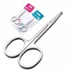 Baby SafeTey Scissors. Rundhuvud 3.5 "Ren rostfritt stål nästrimmer hårklippare