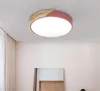 Multicolour Modern Led Ceiling light Super Thin 5cm Solid wood ceiling lamps for living room Bedroom Kitchen Lighting device298w