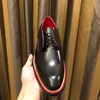 Topy Nowe Business Mens Casual Oxfords Buty Waxy Cow Leather Shoes Black Orignal Box !!! Rozmiar 38-45.