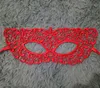 Venetiaans rood kanten filigraan gemaskerd balmasker Gotisch feestmaskers Carnaval Oogmasker zwart wit verkleedfeestje