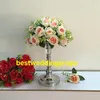 neuer Stil Hochzeit Acryl Kristall Blumenvase Säulenständer für Hochzeitsdekoration best0148