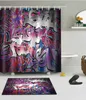 5 stili Graffiti modello 3D Stampa Personalizzato Impermeabile Bagno Moderno Tenda da Doccia Tessuto In Poliestere Bagno Tenda Porta tappetino set