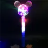 Magic Novelty Lighting Fairy Stick Barn ledde Toys Färgglada Wand Partihandel Ice Förtrollad Crown Flash