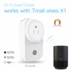 Wifi Smart Plug Home Automation Phone App Timing Switch Remote Control 100-240V Wifi Socket Working with Amazon Alexa and Google