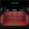 Veeleo, 9 colores, alfombrillas para maletero de coche hechas a medida para todos los coches, alfombrilla trasera de cuero Artificial Mat2915