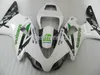 Kit carénage personnalisé gratuit pour YAMAHA R1 1998 1999 carénages blanc noir YZF R1 98 99 GG47