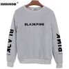 XUANSHOW 2021 BLACKPINK Album Kpop Felpa Hip Hop Casual Lettere Stampate Felpe Vestiti Pullover Stampato Manica Lunga Magliette E Camicette