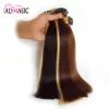 Extensões de cabelo de ponta plana, extensões de cabelo humano de ceratina extensões escuras marrom escuro remy pré-ligado queratin cápsulas cabelo 12-26inch shiping grátis