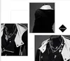 플러스 사이즈 후드 패션 세련 된 지퍼 남자 스포츠웨어 패치 워크 양 털 스웻 셔츠 긴 소매 후드 코트 스웨터 YL779.2