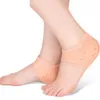 Protecteurs de soins de la peau des pieds Chaussettes de soins des pieds Gel hydratant en silicone Chaussettes à talons avec trou Livraison gratuite LX2759