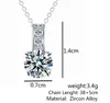 DHL Femmes Diamant Pendentif Collier Or Argent Zircon Pendentif Collier Simple Bijoux pour Mariée Décoration De Fête De Mariage