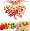 Nieuwe Populaire Vruchten Dieren Bloemen 3D Nail Stickers Vrouwen Meisjes Kleurrijke Cartoon Nail Decoraties Fimo Clay Series