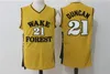 Wake Forest Demon Deacons Jerseys College Chris Paul 3 Tim Duncan 21 Basketball University Jerseys Men Men Black Geel Witte topkwaliteit