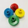 OD 32mm Mushroom Shape Smoking Accessories Glass Carb Caps Gree 3 Colors Carb Cap For Thermal P Quartz Banger Nail Dab Rigs