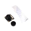 Scheda modulo fotocamera Freeshipping 5MP 175 gradi Obiettivi grandangolari Fish Eye per Raspberry Pi Modello A Modello B