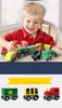 Wood Car Model Toy، القطارات المغناطيسية التعليمية، متعدد الألوان، محاكاة عالية، لهدايا عيد ميلاد الطفل، جمع، ديكورات المنزل