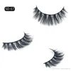 11Styles 100% äkta sibirisk 3d mink Full Strip False Eyelash Lång individuella ögonfransar Lashes Extension 10Pair