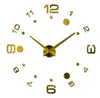 Montre À Quartz chaude Horloge Murale Acrylique Miroir Bricolage Horloges Reloj De Pared Horloge Murale Salon Moderne Acrylique 3d Autocollants