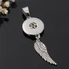 Colliers pendentifs pour sublimation, ailes d'amour, bouton, transfert à chaud, matériau vierge, cadeaux personnalisés, 9 styles