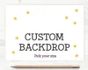 Custom Photography Backdrops Vinyl Oxford Polyester Cloth Photo Studio Backgrounds Personalized Birthday Wedding Party Back Drop Printing