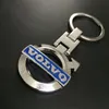 Mode 3D Metal Car Key Rings Keychain Emblem Key Chain för Opel Ford Kia BMW Mazda Seat Benz Honda 20Kinds3567461