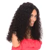 150% densité pleine dentelle perruque de cheveux humains pour les femmes pré-plumées vague d'eau brésilienne dentelle frontale perruque de cheveux humains avec des cheveux de bébé délié naturel