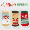 Christmas Kids Socks Children Terry warm socks Xmas Cute Cartoon Santa Animals Fox Bear 2018 Winter warm socks for infant toddler gift