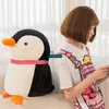 Dorimytrader belle poupée en peluche pingouin de dessin animé doux gros pingouin animal jouet animaux coussin d'oreiller pour cadeau de bébé 20 pouces 50 cm DY6195179247