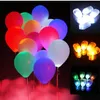 50 stks / partij Kerstmis Mini LED Ballon Lamp Bal Licht voor Chinese Papier Lantaarn Feestartikelen Xmas Party Wedding Decor