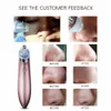 Electric Mini Handheld Dead Skin Acne Vacuum Suction Blackhead Removal Face Lifting Skin Tightening Rejuvenation rechargeable battery 40SET