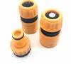 Hot Patio Lawn 3Pcs Fast Coupling Adapter Drip Tape Irrigation Hose Connector With 1/2" 3/4"barbed Garden Water Connector Irrigation Tool