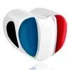 Бесплатная доставка MOQ 20pcs Silver Canada USA Germany Flag Flag Charms Fit Authentic Braselets Penden Dewelry Make Diy J0283639541