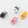 Cute Animal Bites Cartoon USB Charger Cable Winder Data Cable Cord Protector Protective Organizer for iphone USB Cable