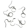 Stainless Steel Earring Hooks Clasp Clip Ear Cuff Jewelry Accessories Earrings Ring