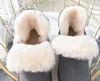 Sheepskin Suede Women Winter snow boots sheepskin Keep warm Flat heel boots black grey tan