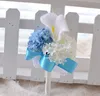 永遠の天使の結婚式の装飾、ブローチ、ブルーの手首の花