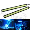 2X 17cm White Blue COB DRL LED DC 12V 76 Leds 2Rows Daytime Running Light Auto Lamp External Lights Waterproof Fog Lamp Car Led