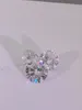 0,1 ct ~ 8,0 ct (3,0 mm ~ 13,0 mm) G/H-Farbe, VVS-Klarheit, runder, brillanter synthetischer, zertifizierter Diamant, Moissanit-Diamanttest positiv