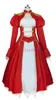 Saber Fate/EXTRA Cosplay Nero Claudius Caesar Augustus Germanicus Red Saber Dress H008