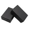 30 PCS 13x9.5x3 cm Black Kraft Paper Packaging Boxes for Jewelry Accessory Craft Paper Cookies Food Storage Packing Boxes for Birthday Gifts