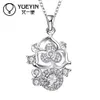 2018 Woman 925 Sterling SilverJewelry Sets Cubic Zircon Crystal ring Pendant Necklace Nice Gifts S095D6560394