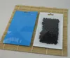 100pcs bleu BOPP perle film ziplock sac avant transparent - film nacré pochette d'emballage en plastique fermeture à glissière joint, sac de noix de coco