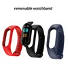 M3 Plus Smart Polsband Band Fitness Bracelet Big Touch Screen Herinner Hartslag Tracker Bands Horloge voor Android iOS