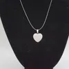 Love Heart Druzy Crystal Stone Necklace Drusy Charms With Wax Leather chains Natural Stone Pendant Necklaces