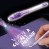 Novelty Pens Invisible Ink UV Light Magic Secret Messages Party Kids Gift Fashion Writing Supplies WJ010