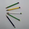 5.5 인치 연필 모양 선택기 펜 유리 Dabber 왁스 오일 조작 Pyrex 유리 담배 도구 흡연 봉 Dab Rig
