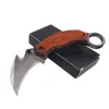 Folding Karambit Knife Camping EDC Tool Survival Hunting Tactical Knife Stainless Steel Blade Outdoor Claw Knife X522531