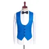 Custom Made Date Side Vent Châle Revers Mariage Marié Tuxedos Hommes Costumes Mariage / Bal / Dîner Homme Blazer (Veste + Cravate + Gilet + Pantalon) m125